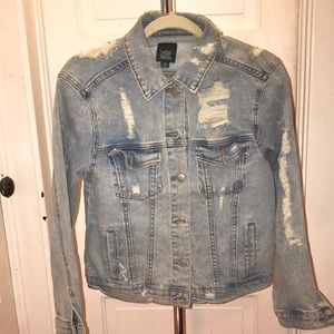 Wild Fable distressed denim jacket